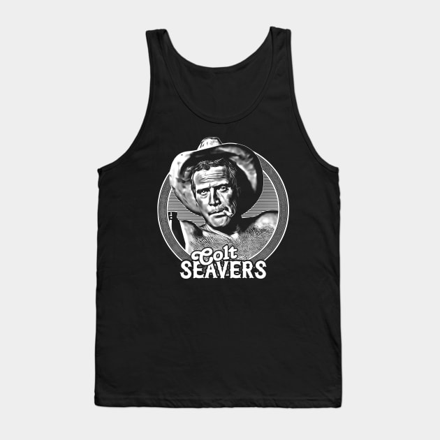 Colt Seavers - 80s Retro Design Tank Top by DankFutura